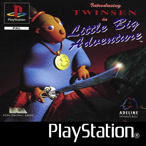 Little Big Adventure box art for Playstation